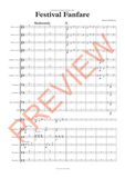Dickenson — Festival Fanfare (2016) — Score Only