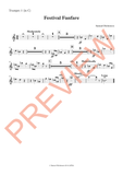 Dickenson — Festival Fanfare (2016) — Complete Score and Parts