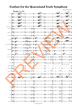 Dickenson — Fanfare for the Queensland Youth Symphony (2012) — Score Only